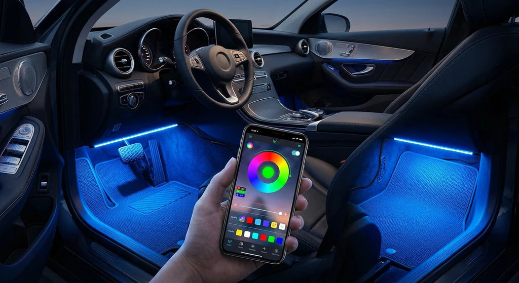 RGB Ambient Lighting Kit – App & Remote Control