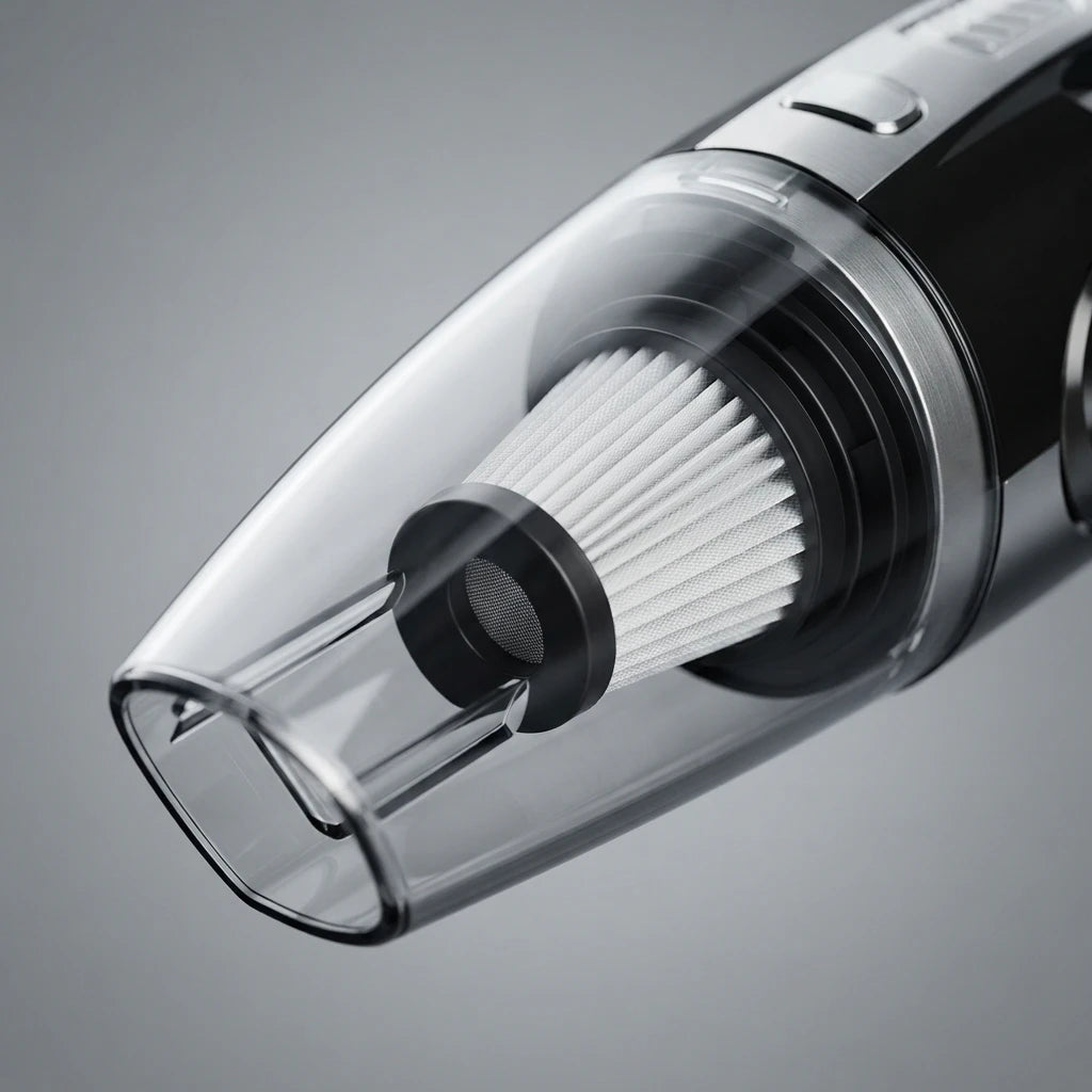TUERBB VC01 Cordless Car Vacuum Cleaner – USB-C Rechargeable