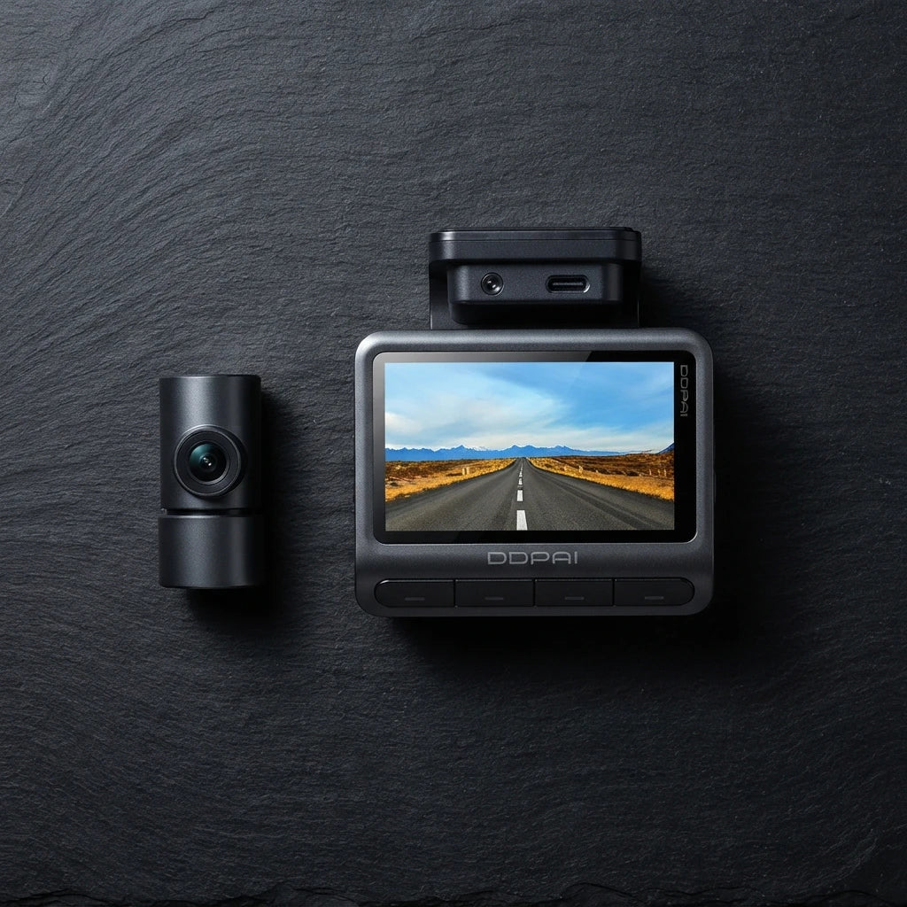 DDPAI Z50 Pro 4K Dash Cam – Front & Rear Camera, 3" IPS, WiFi, GPS & ADAS