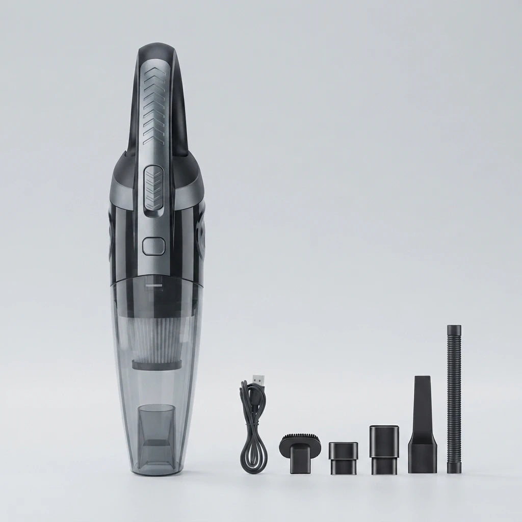 TUERBB VC01 Cordless Car Vacuum Cleaner – USB-C Rechargeable