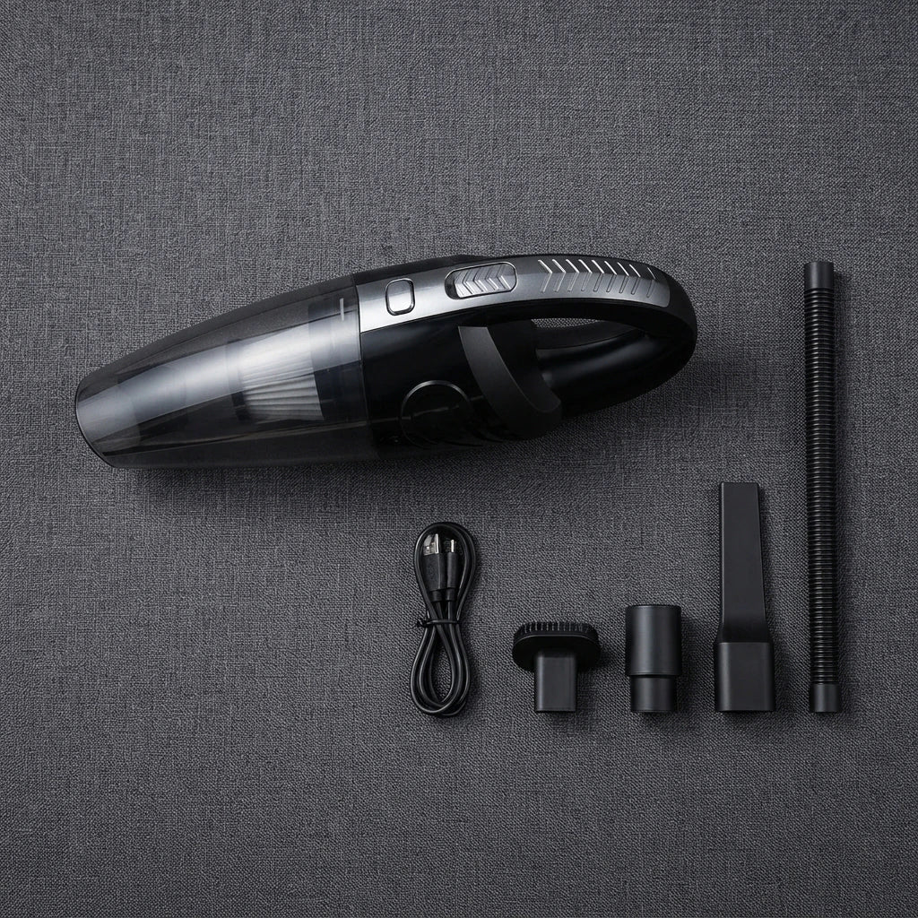 TUERBB VC01 Cordless Car Vacuum Cleaner – USB-C Rechargeable