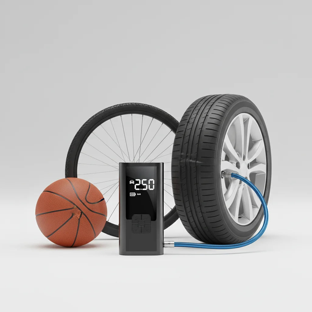 PrimeTorque AirBoost™ – 150 PSI Cordless Tire Inflator